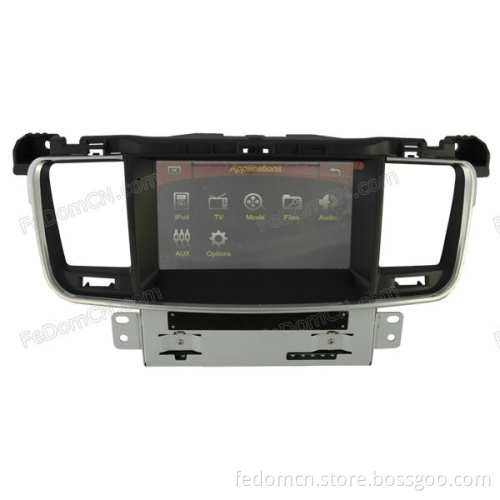 HD 7inch Car DVD GPS for Peugeot 508 with Bluetooth/iPod/GPS/MP3/MP4/Radio/RDS/Steer Wheeling Control